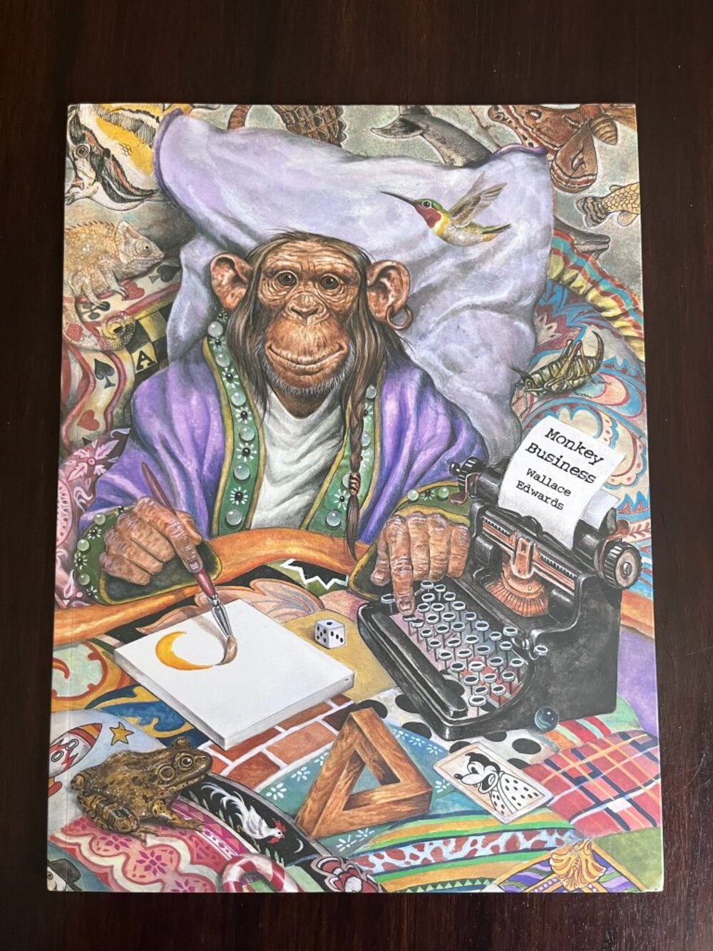 Monkey Business by Wallace Edwards Illustrated Children's Picture Book Paperback